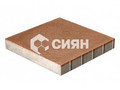  Тротуарная плитка Сиян Квадрат 500x500 6К.7 70 мм Персик